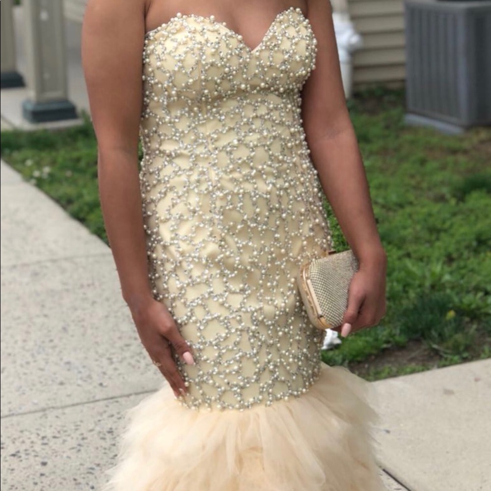 Prom Dress Size 0-2 petit - Picture 3 of 4